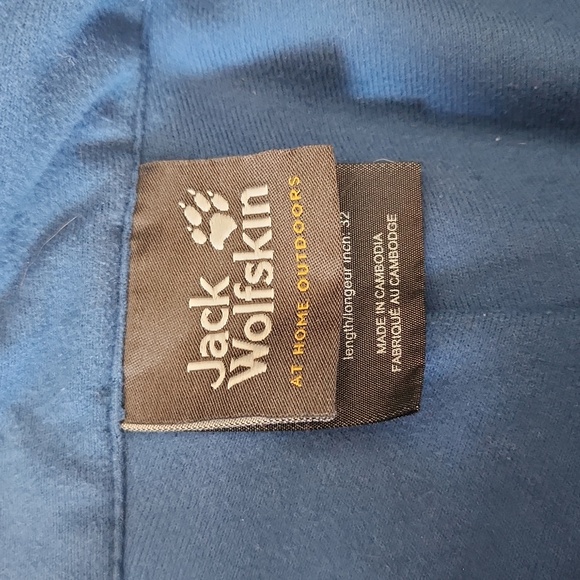 Jack Wolfskin Mens Blue Fleece Lined Winter Snow Pants - Picture 6 of 14